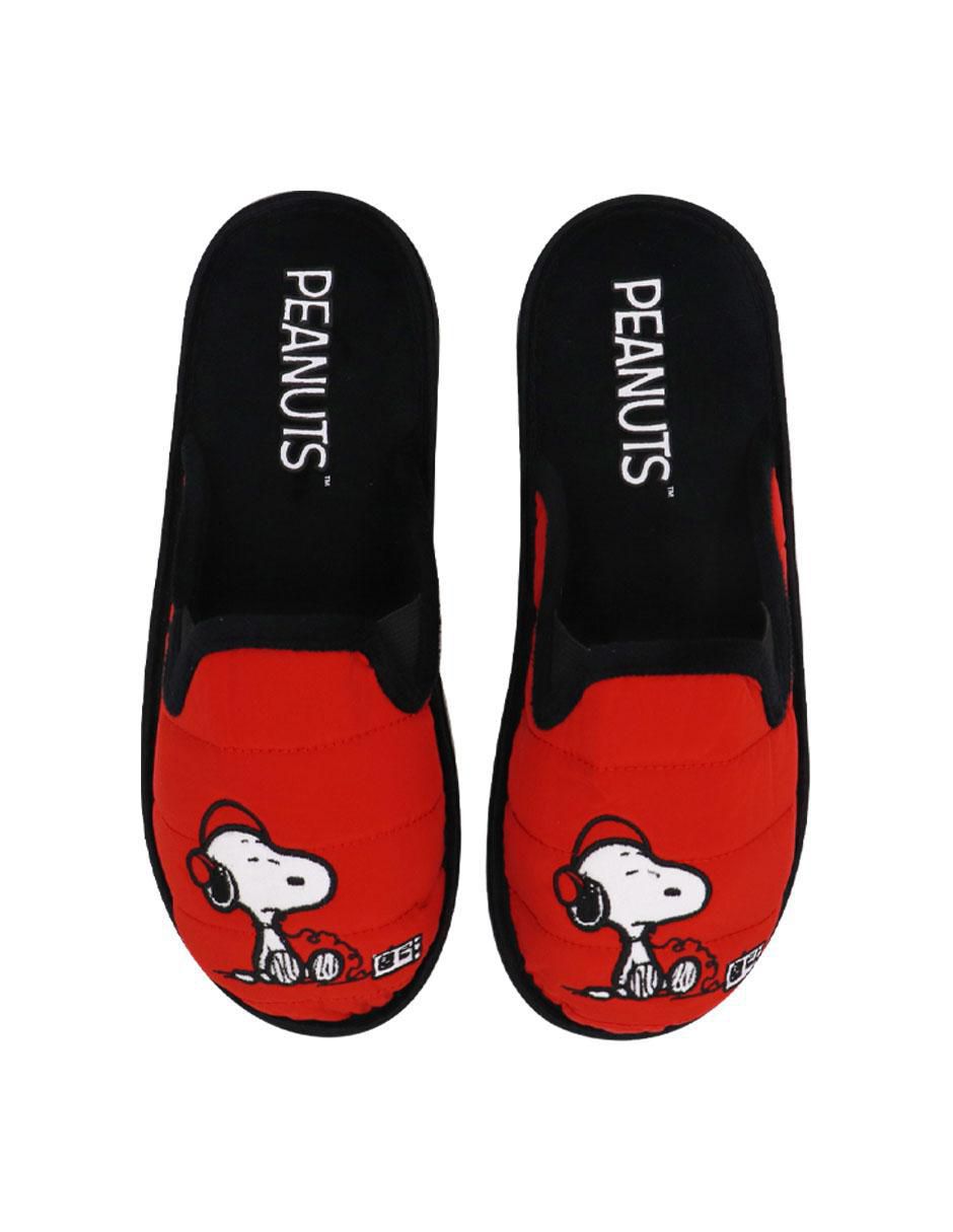 Pantufla Snoopy para hombre