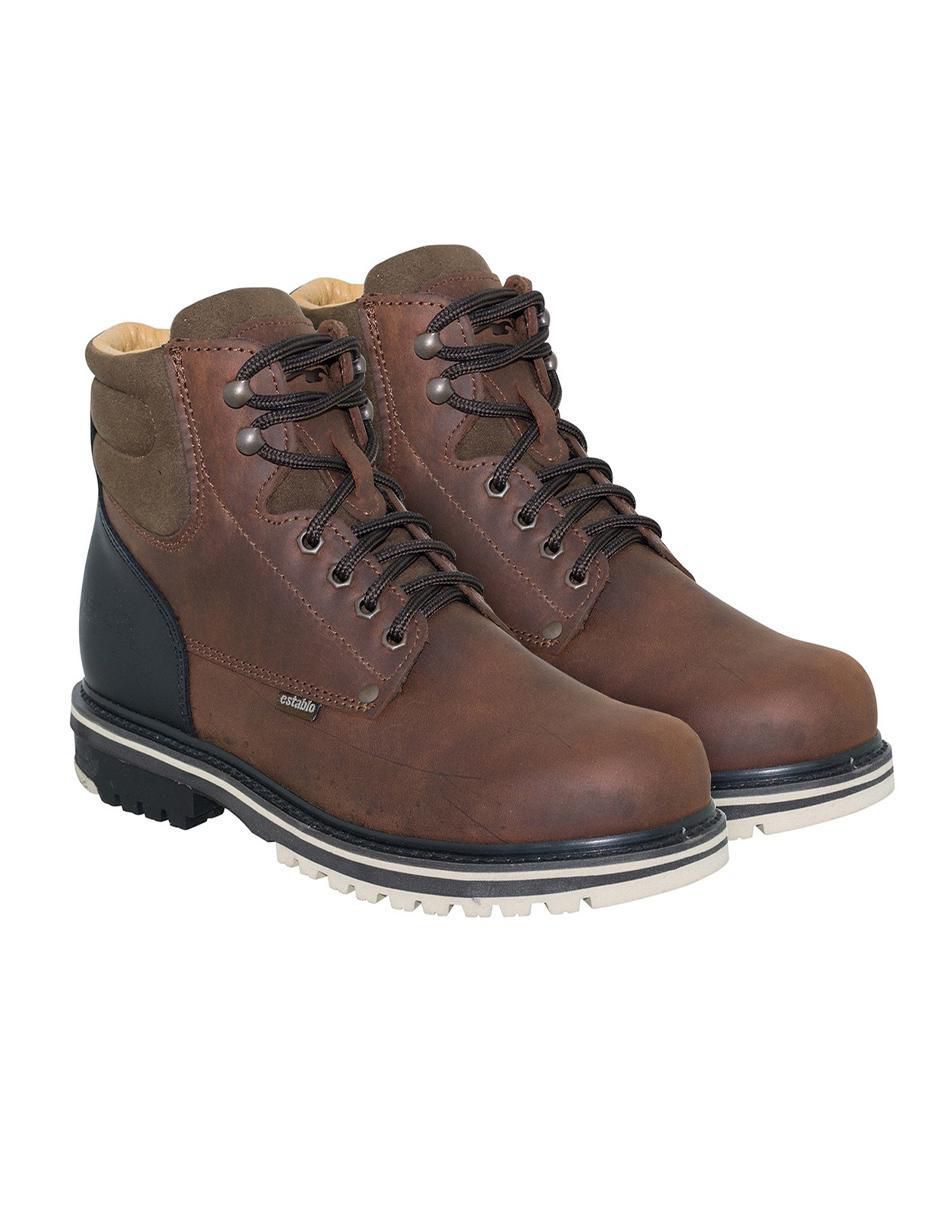 Bota de piel para hombre