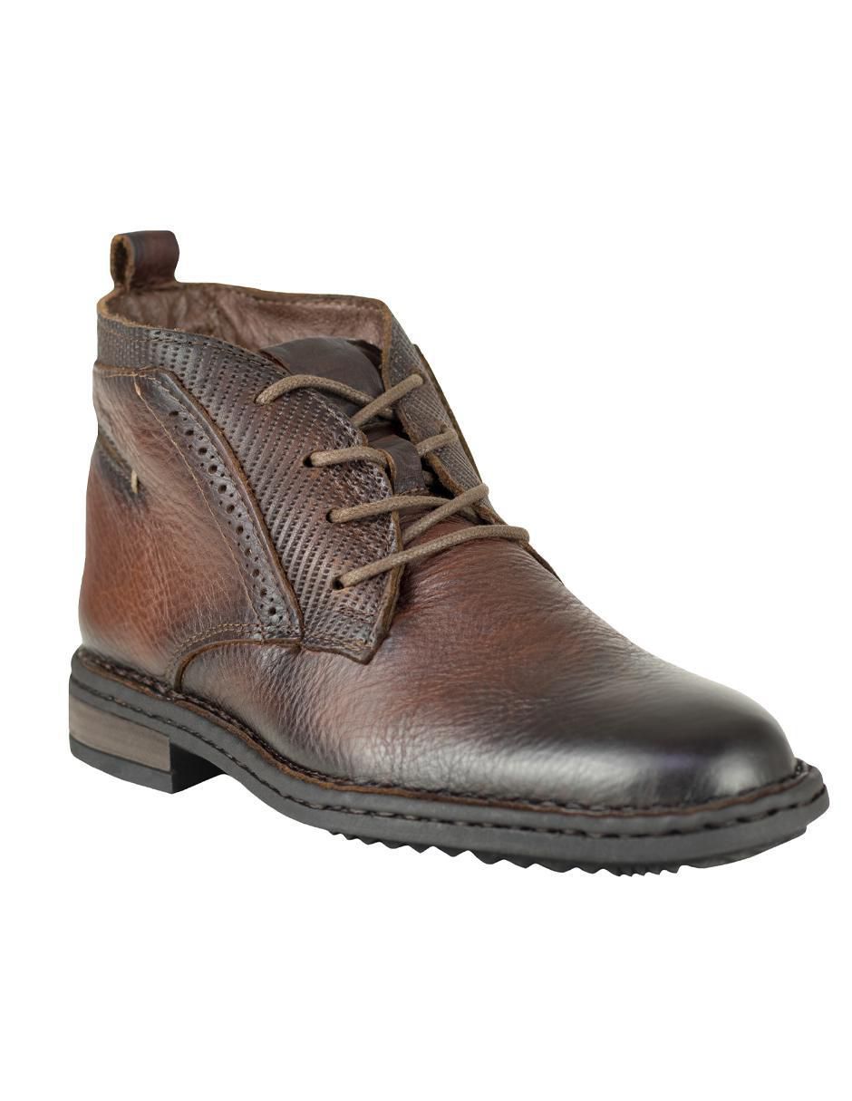 Botín de piel para hombre Botín de piel para hombre