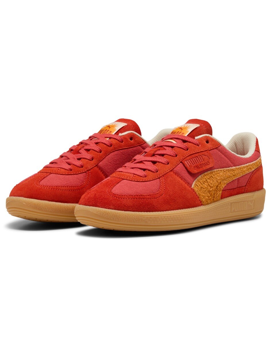 Tenis de piel Puma palermo weathered para hombre