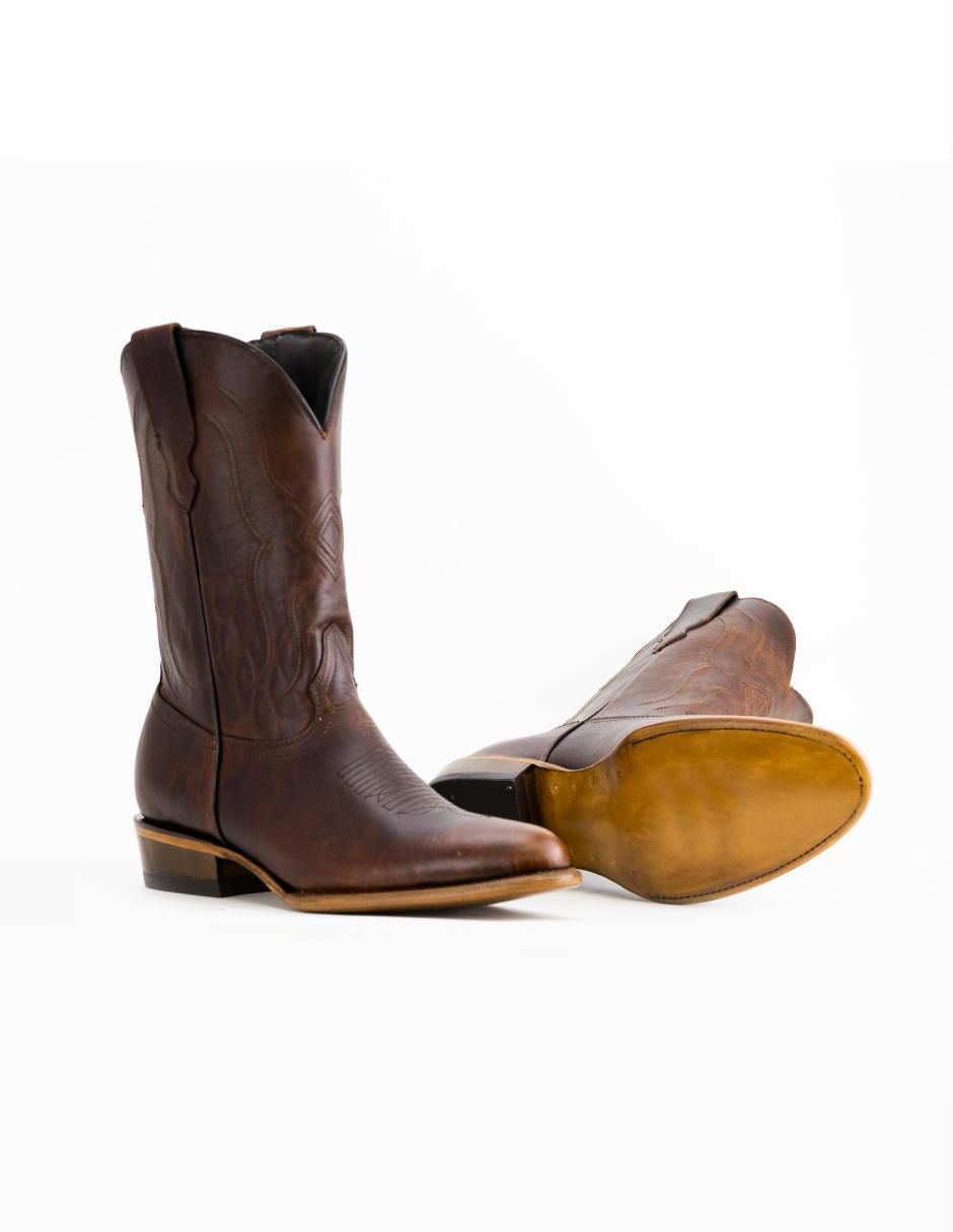 Bota de piel para hombre