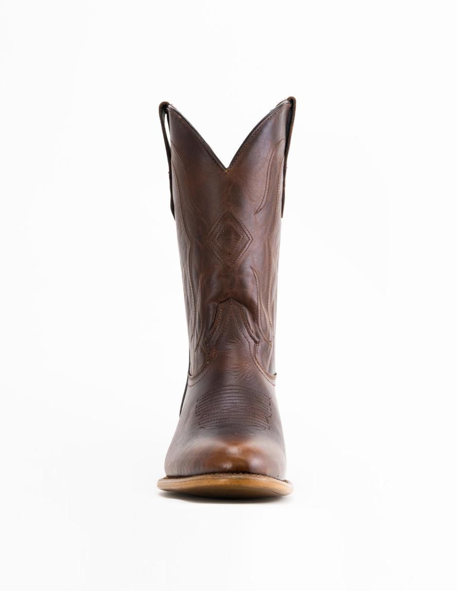 Bota de piel para hombre