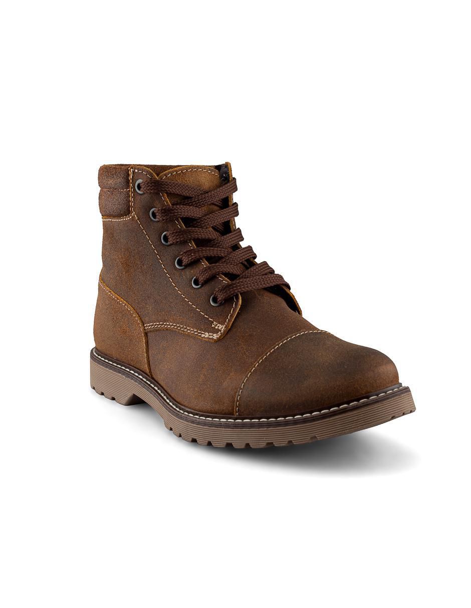 Botín de piel para hombre