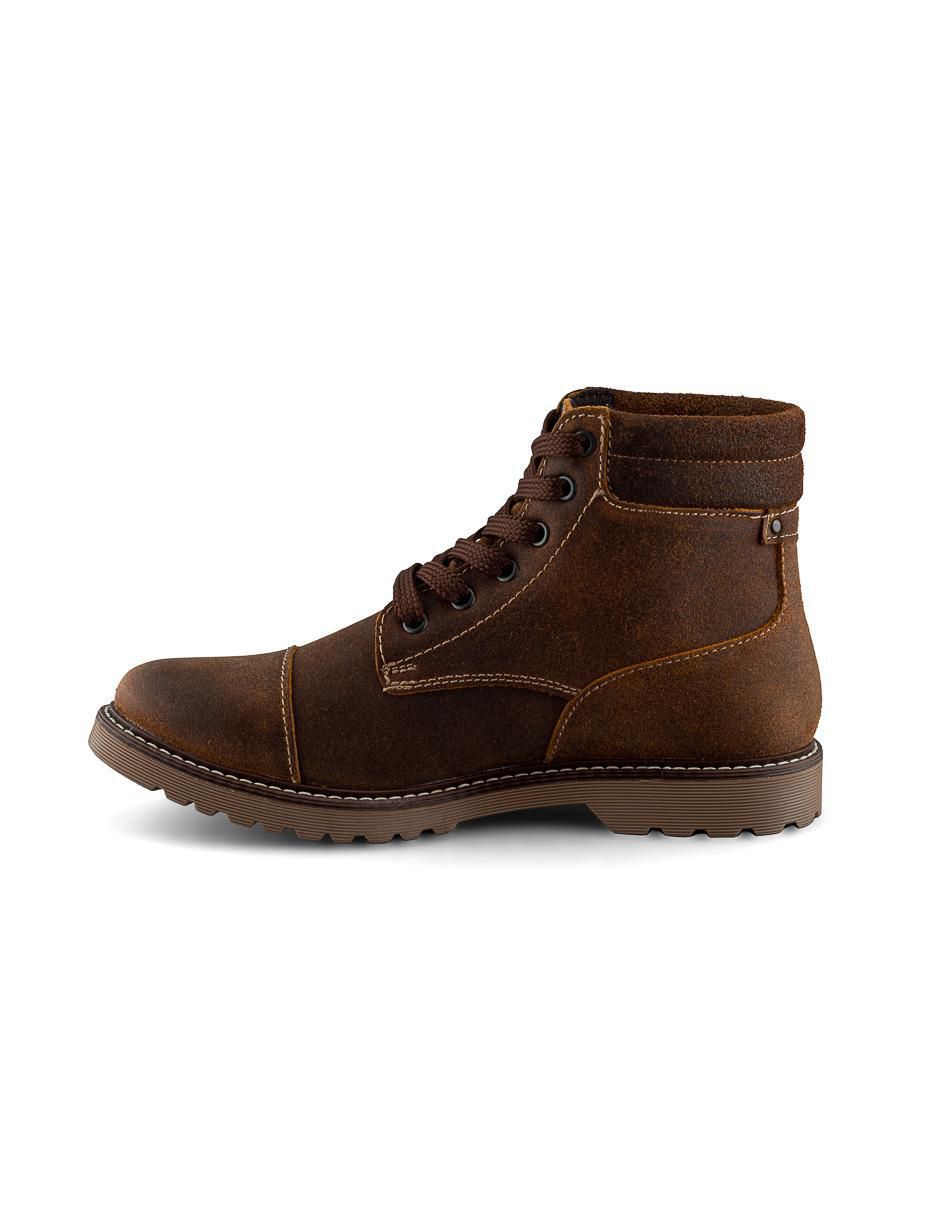 Botín de piel para hombre
