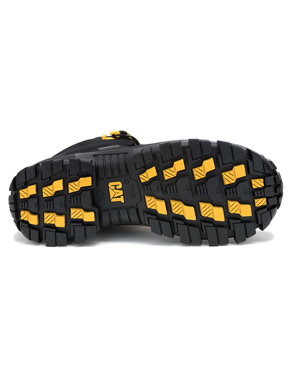 Bota industrial Caterpillar de cuero y piel