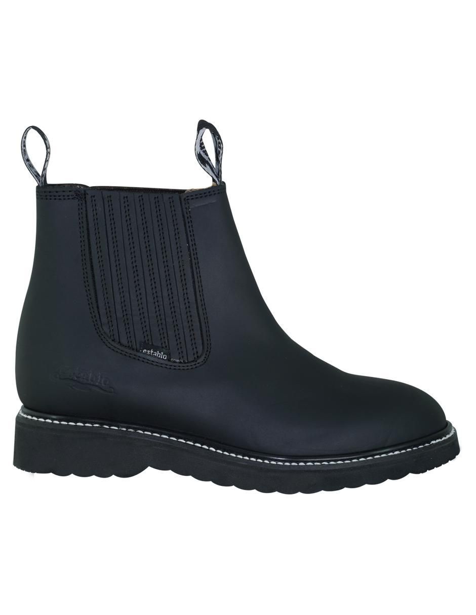 Botín de piel para hombre 4