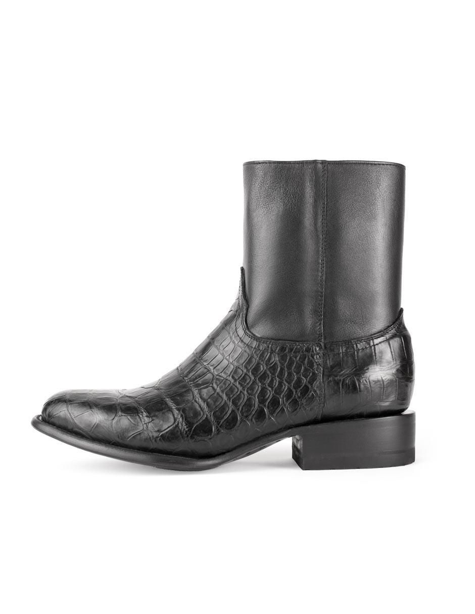 Botín de piel para hombre 7