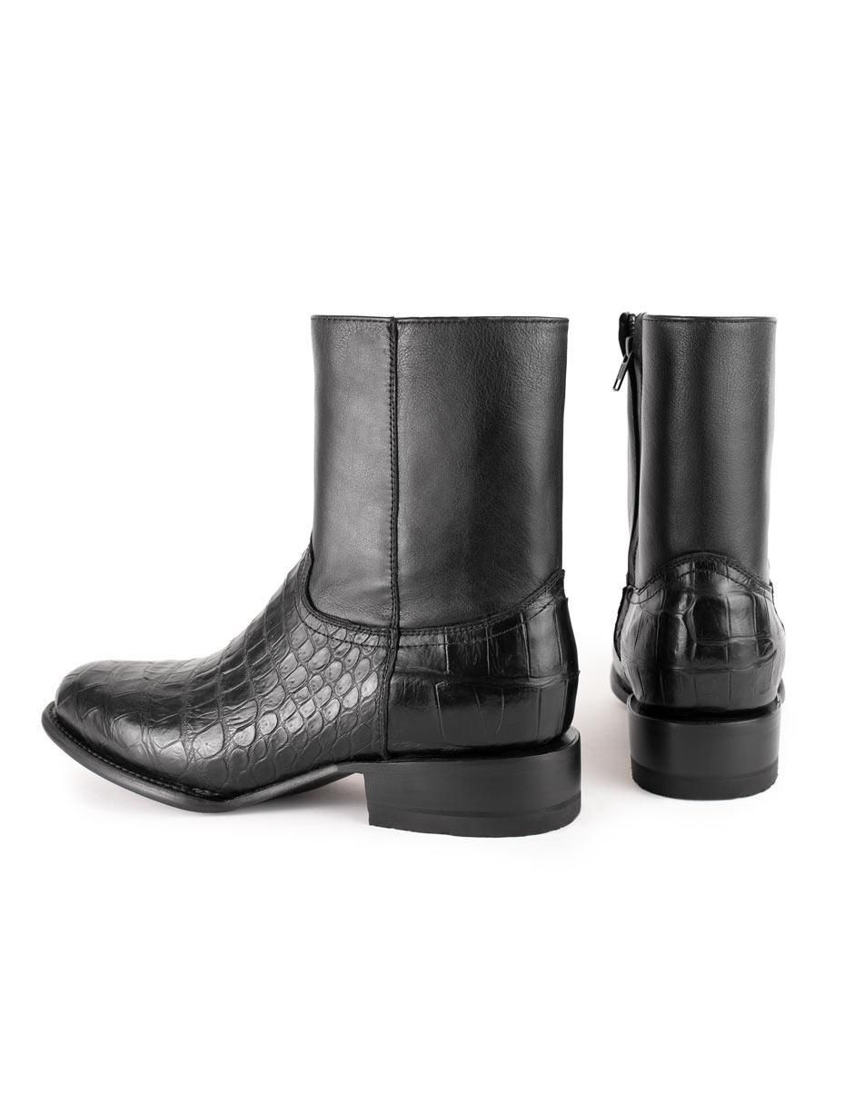 Botín de piel para hombre 6