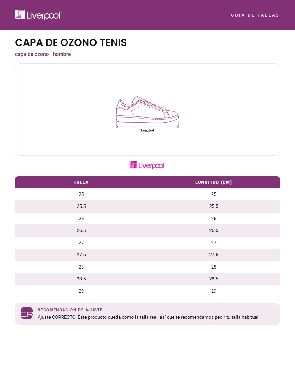Tenis para hombre