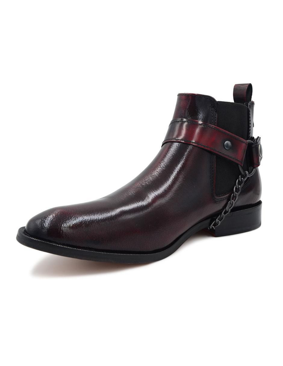 Botín de piel para hombre 6