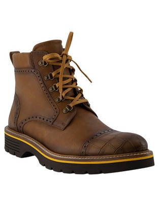 Botín de piel para hombre Botín de piel para hombre