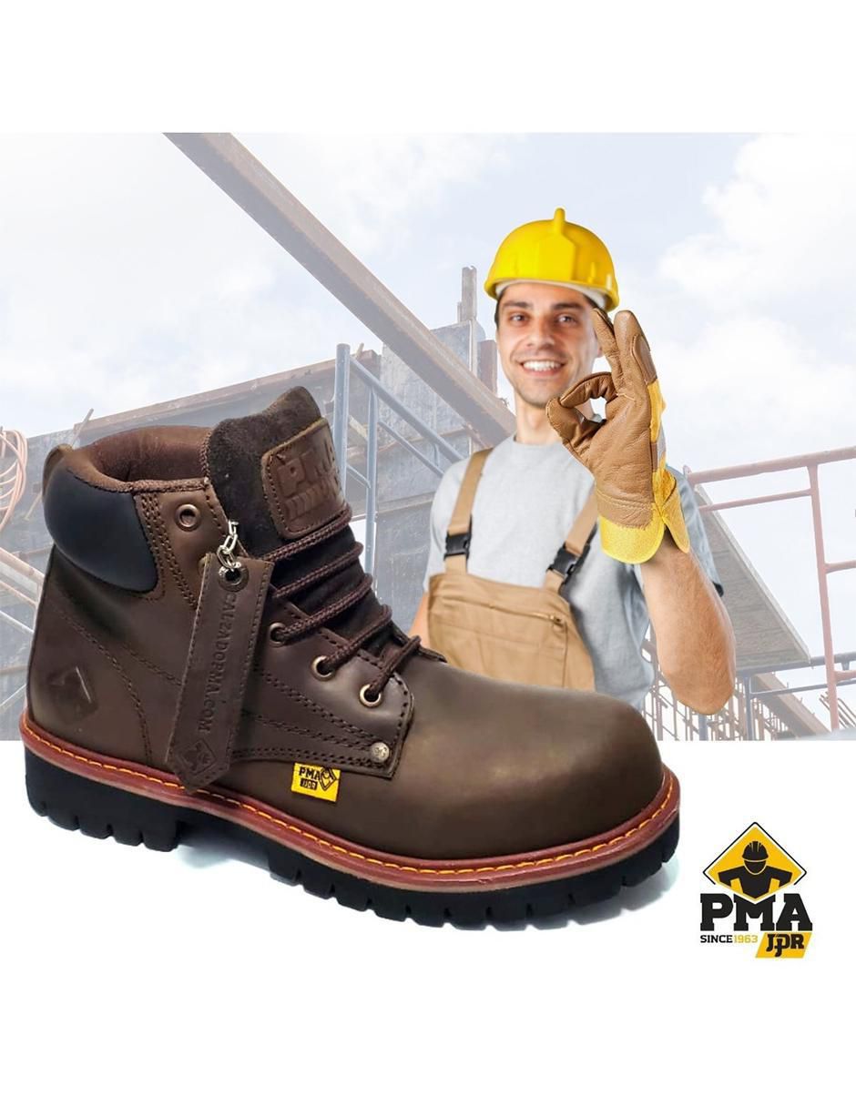 Bota 036 Casco De Acero de piel para hombre 5