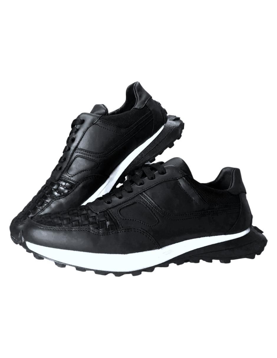Tenis de piel para hombre 7