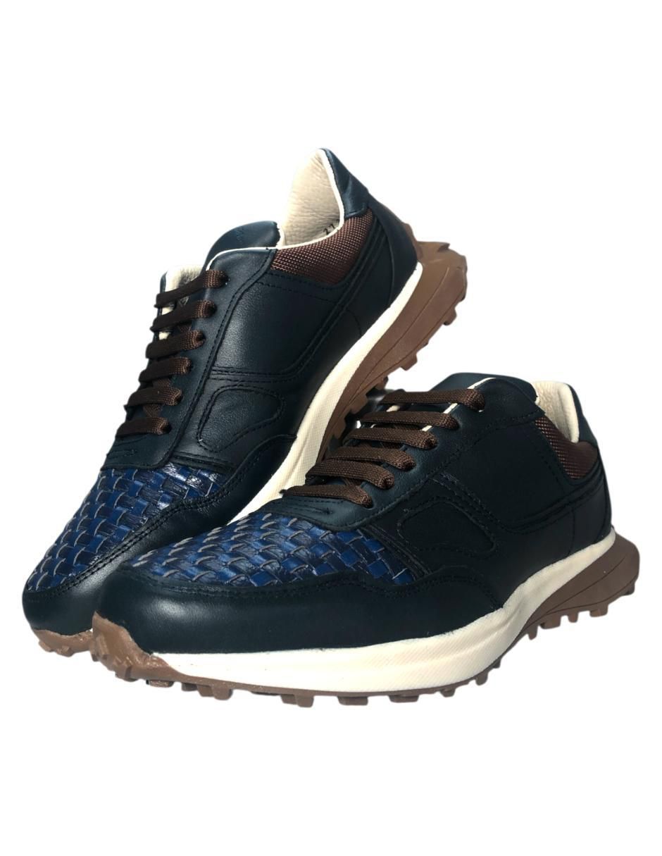 Tenis de piel para hombre 6