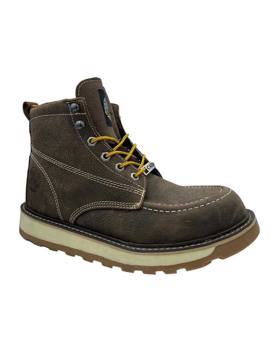 Bota de piel para hombre