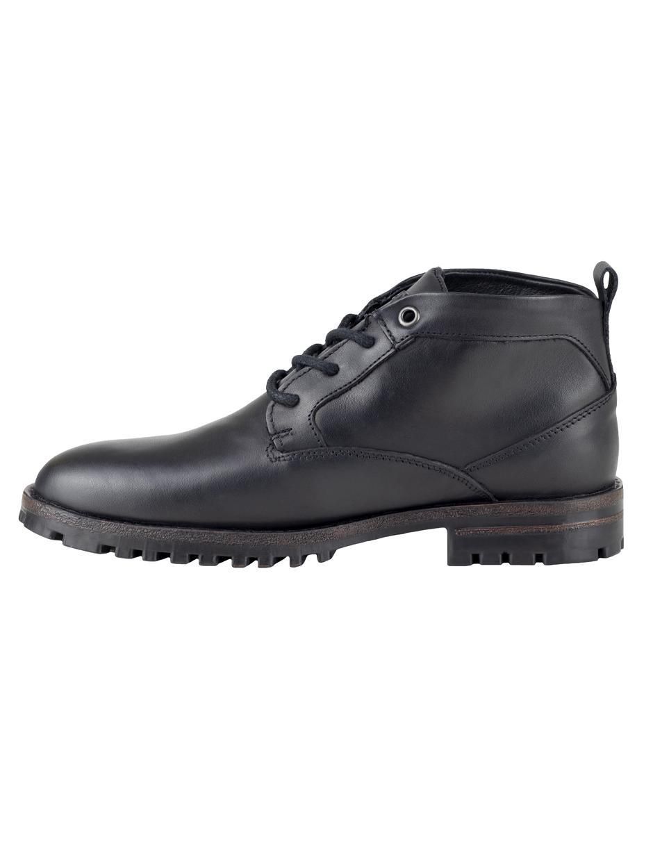 Botín de piel para hombre