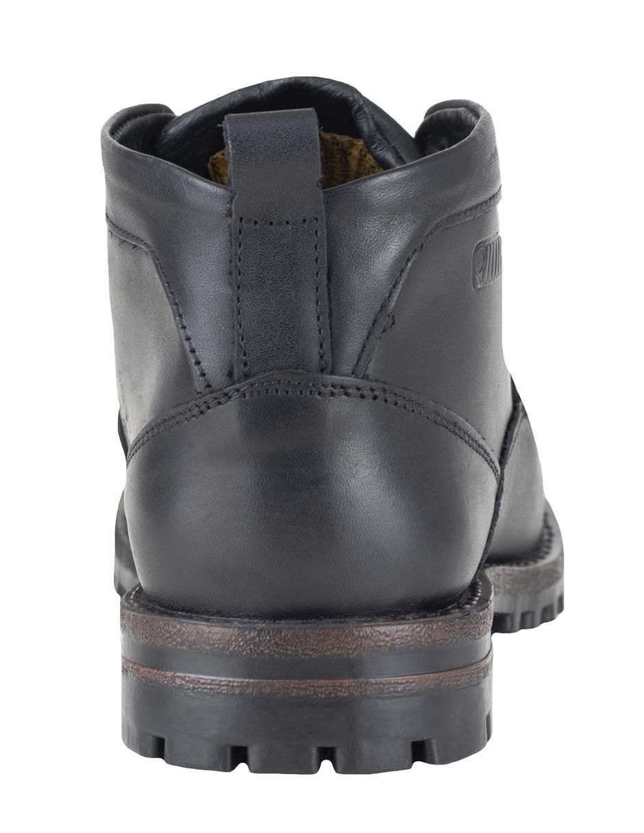Botín de piel para hombre