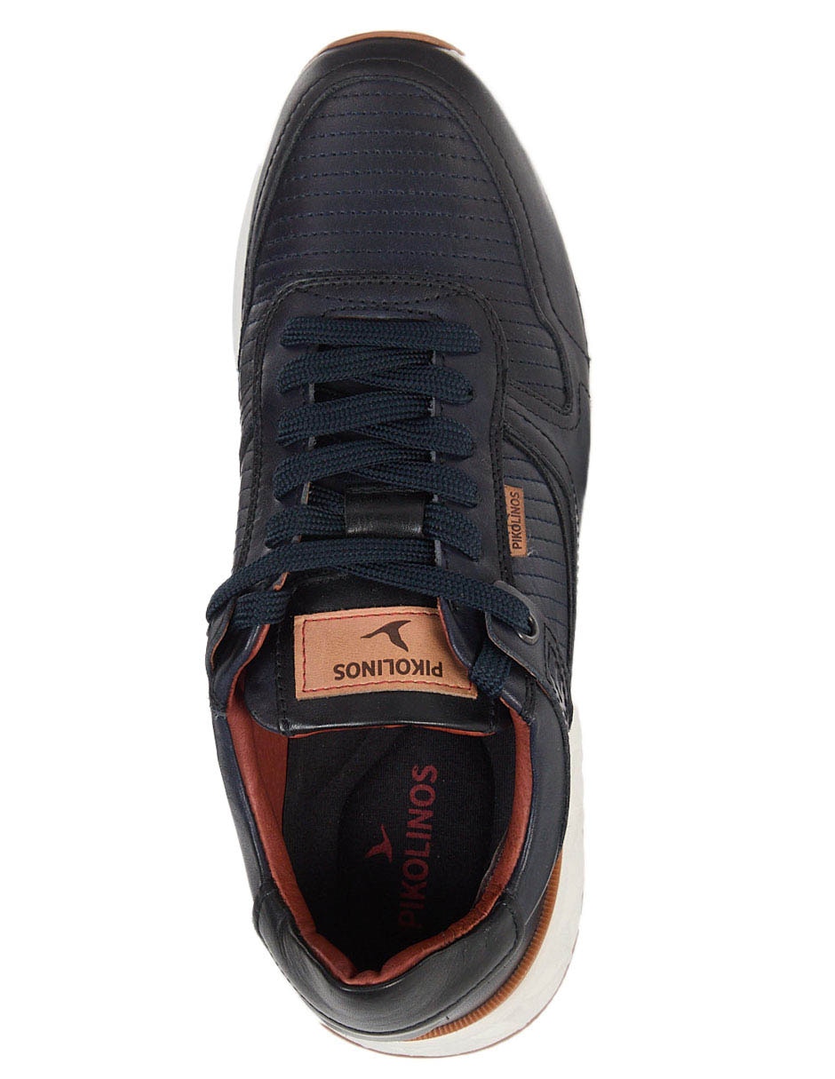 Tenis Pikolinos de lino para hombre