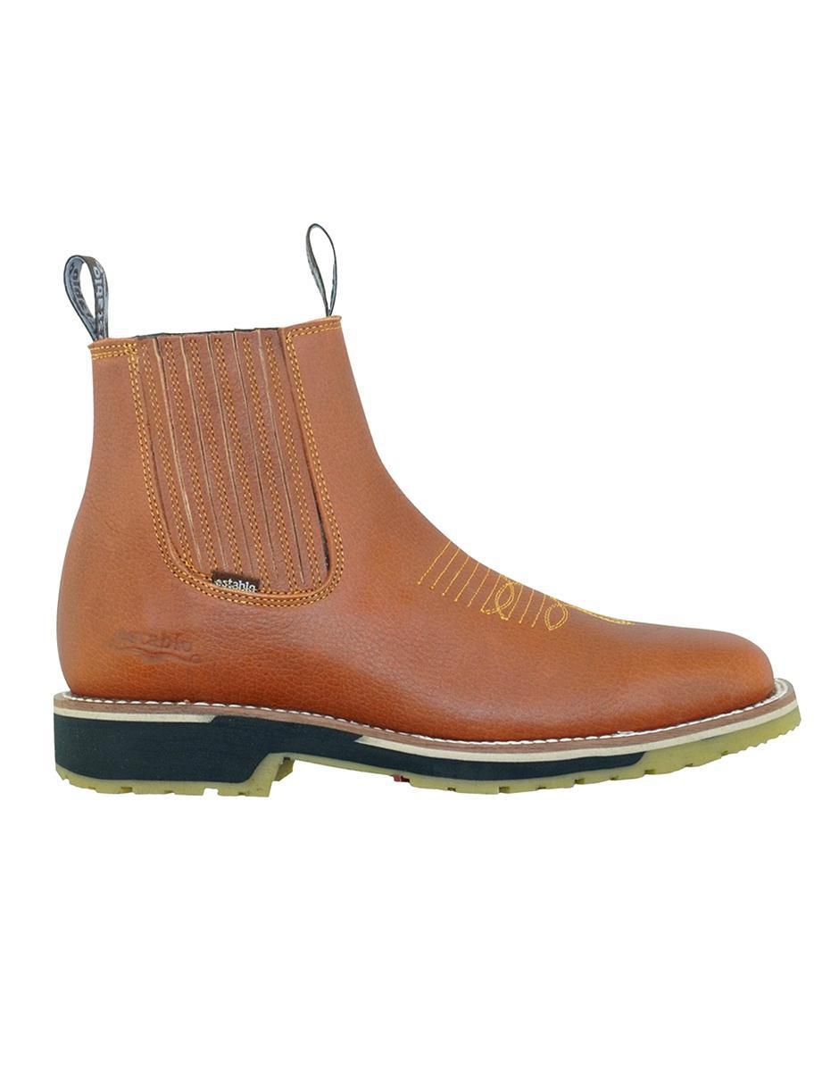 Botín de piel para hombre Botín de piel para hombre