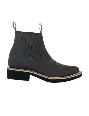Botín de piel para hombre Botín de piel para hombre