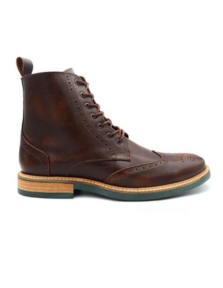Botín de piel para hombre Botín de piel para hombre