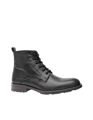 Botín de piel para hombre