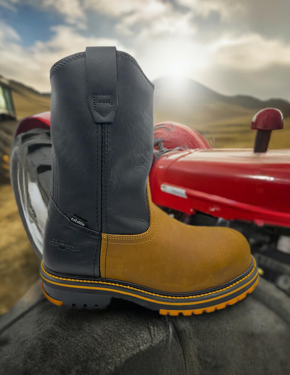 Bota 568 de piel para hombre 6