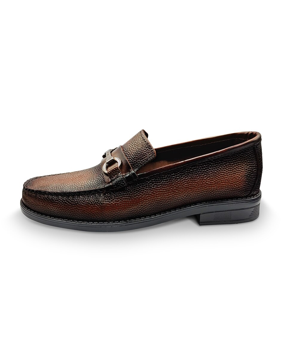Mocasín Harbor Mantarraya Caoba para hombre 4