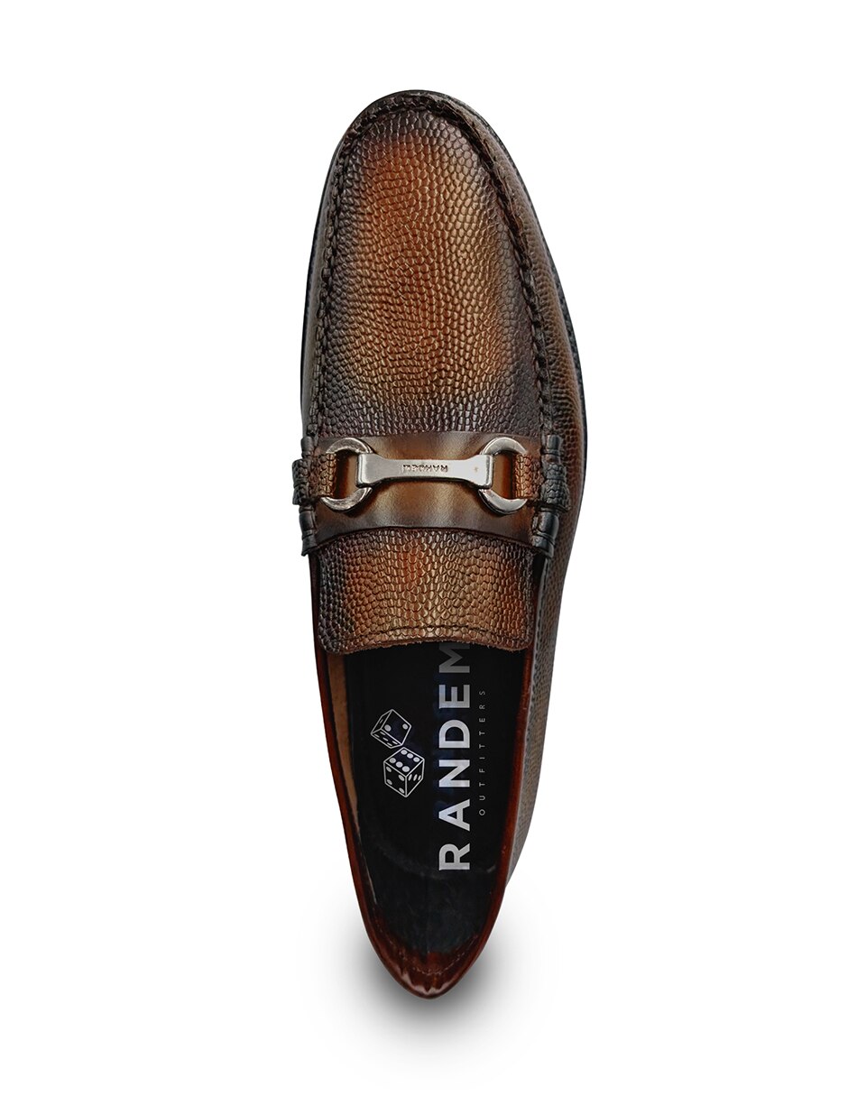 Mocasín Harbor Mantarraya Caoba para hombre 5