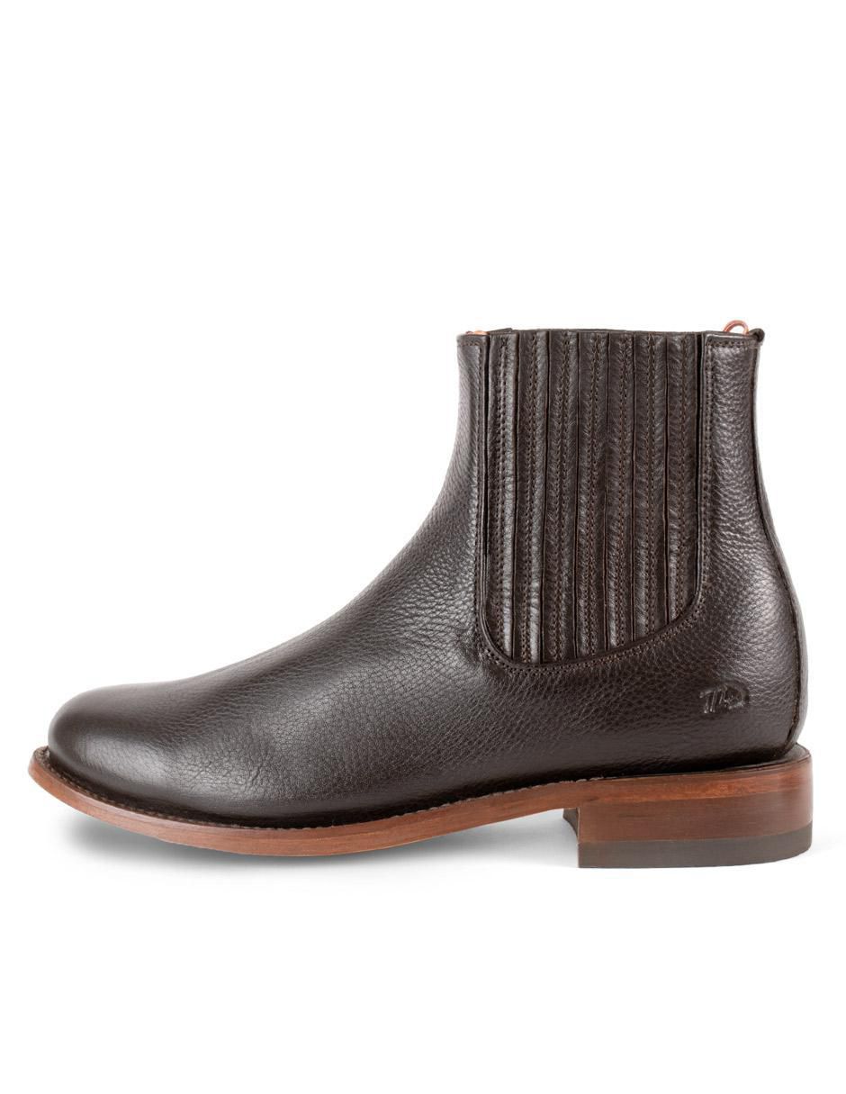 Botín Charro de piel para hombre 5