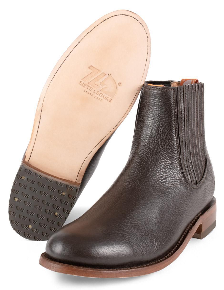 Botín Charro de piel para hombre 4