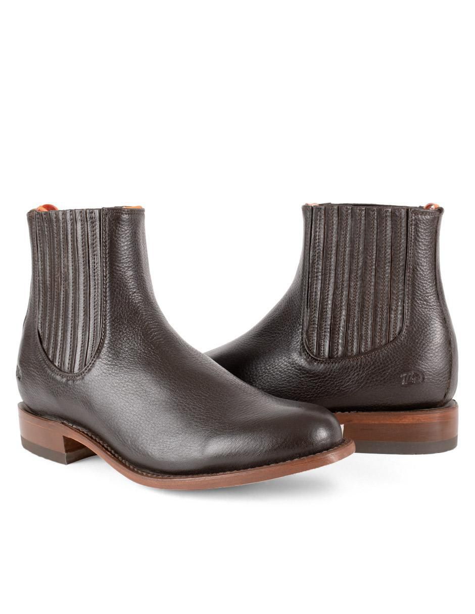 Botín Charro de piel para hombre 3