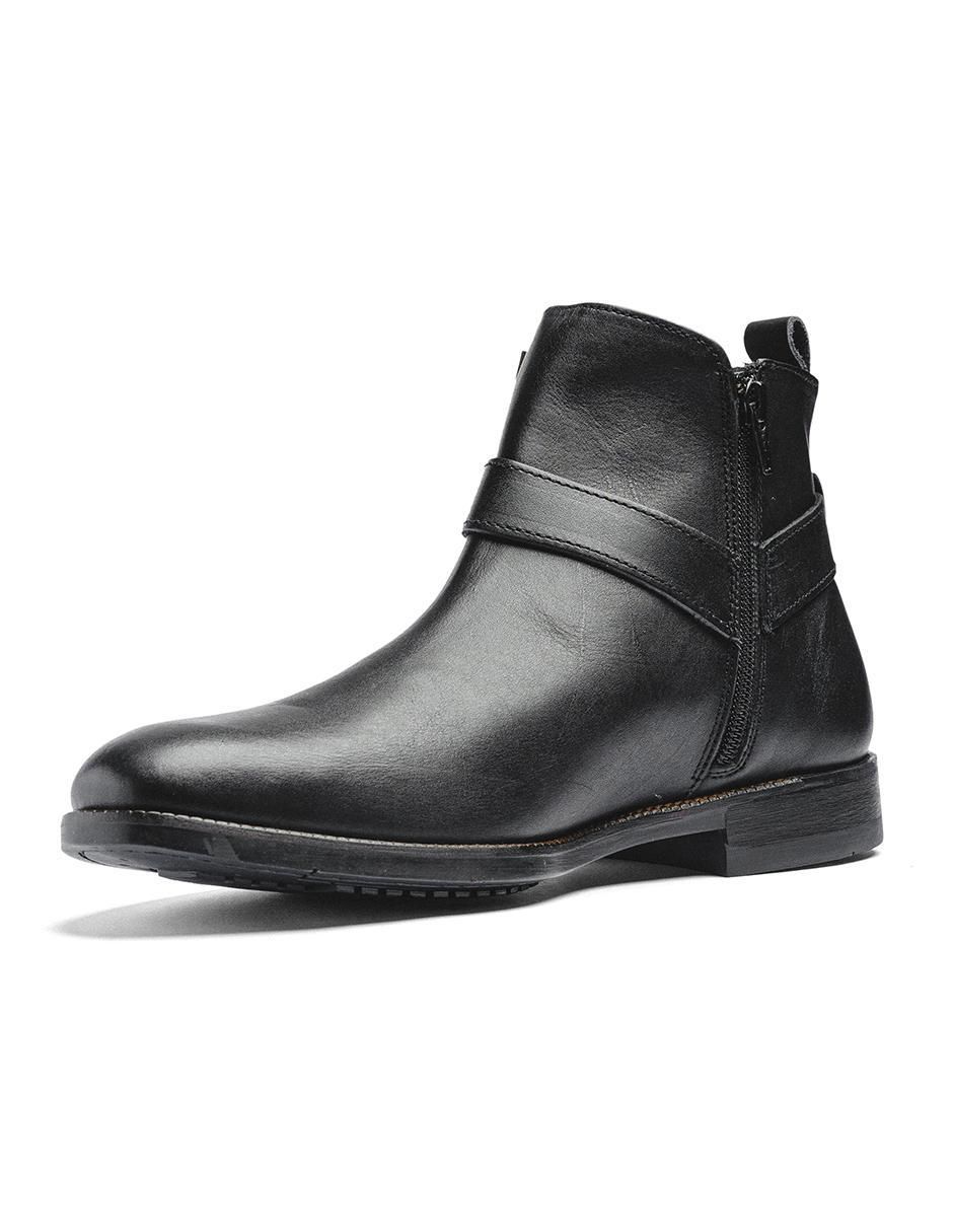 Botín de piel para hombre