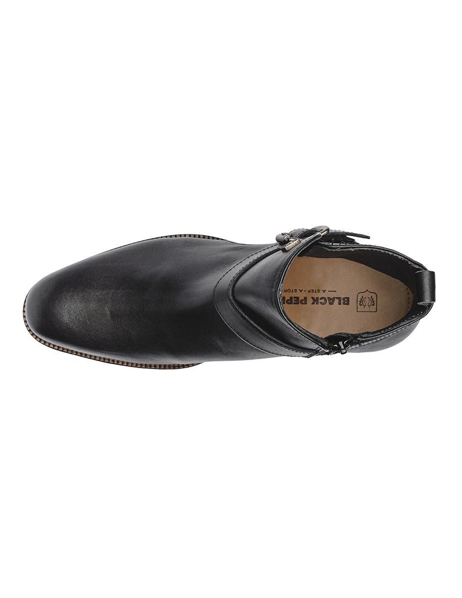 Botín de piel para hombre