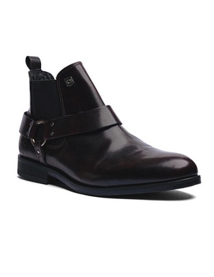 Botín black peppers de piel para hombre