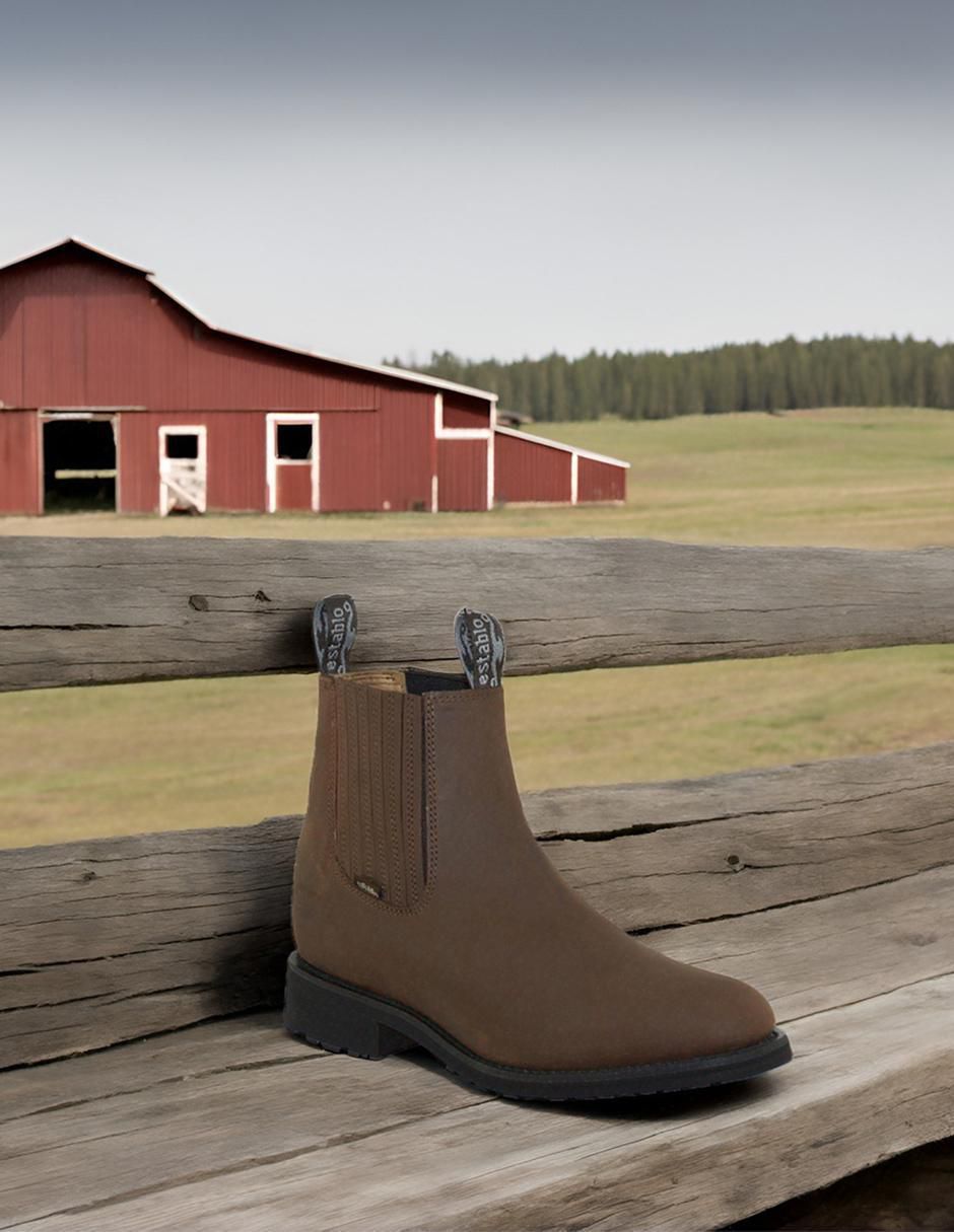 Bota de piel para hombre 9