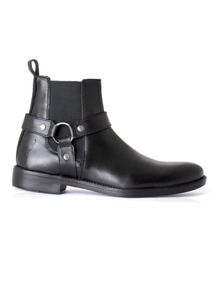 Botín Chelsea de piel para hombre 1