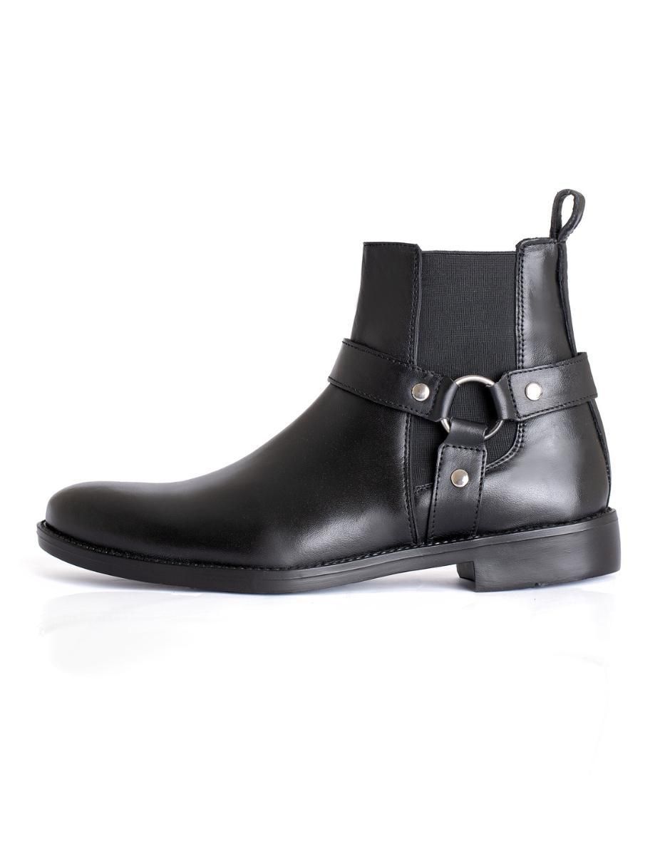 Botín Chelsea de piel para hombre 3