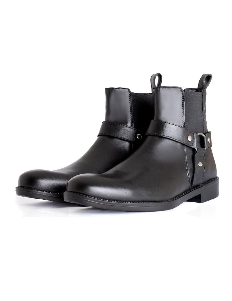 Botín Chelsea de piel para hombre 2