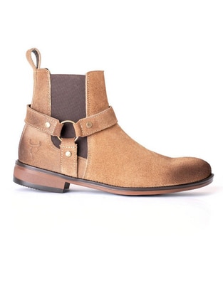 Botín Chelsea de piel para hombre Botín Chelsea de piel para hombre