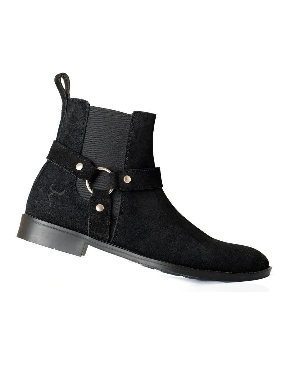 Botín Chelsea de piel para hombre 5