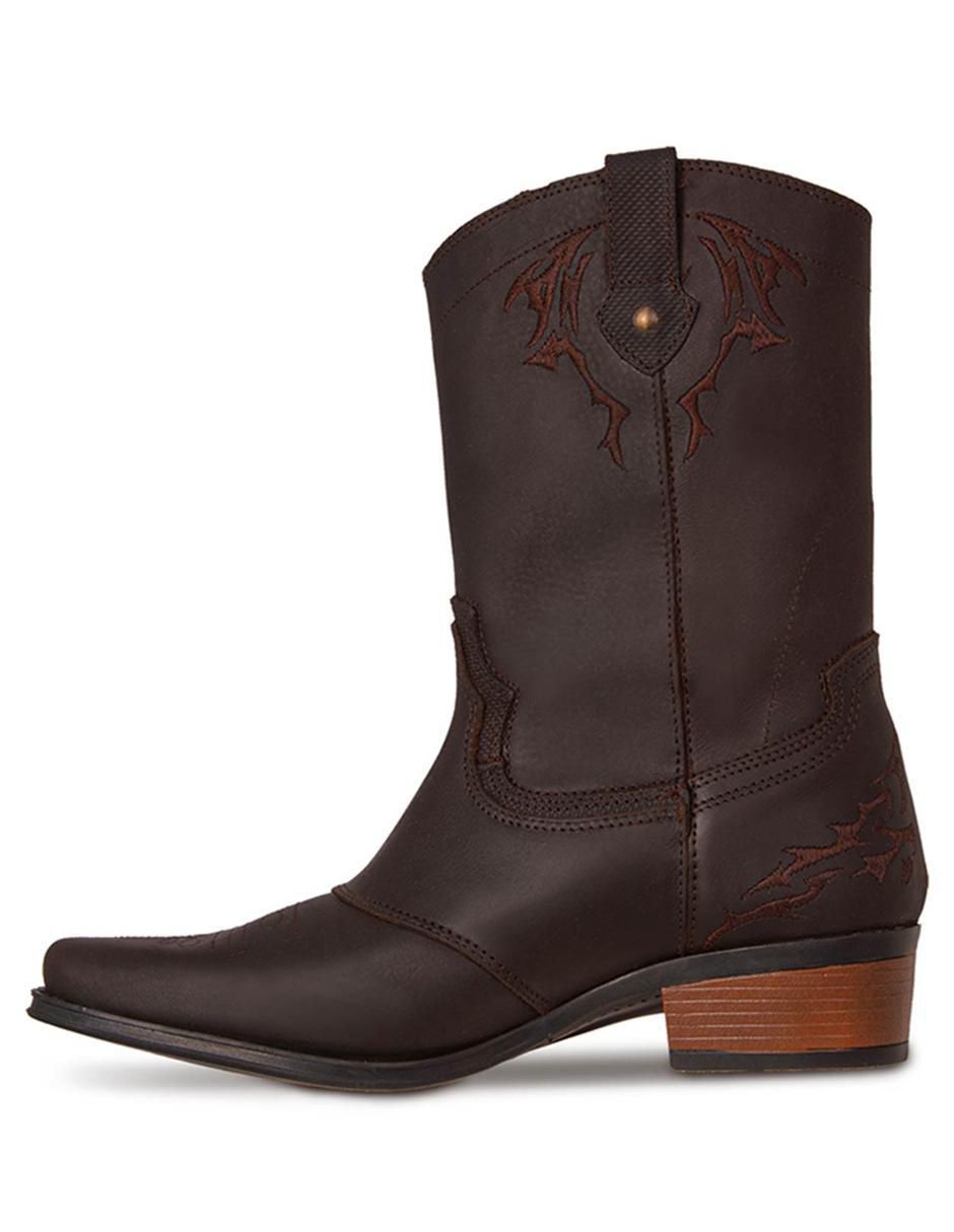 Bota de piel para hombre