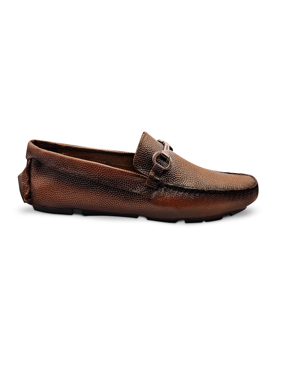 Mocasín Portland Mantarraya Caoba para hombre 5