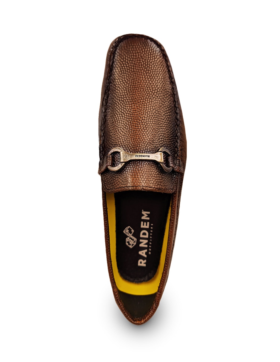 Mocasín Portland Mantarraya Caoba para hombre 2