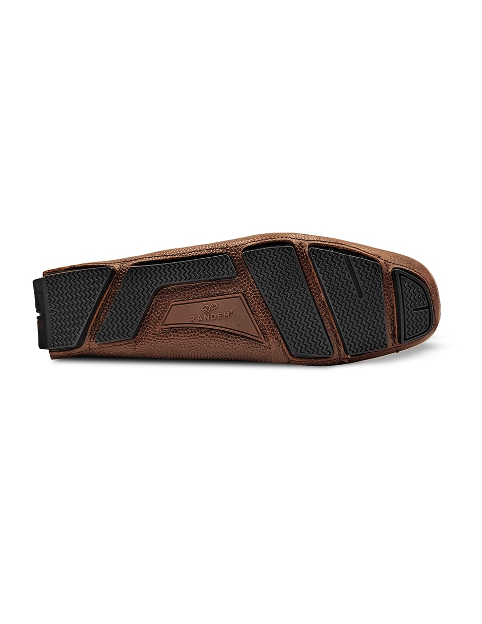 Mocasín Portland Mantarraya Caoba para hombre 6