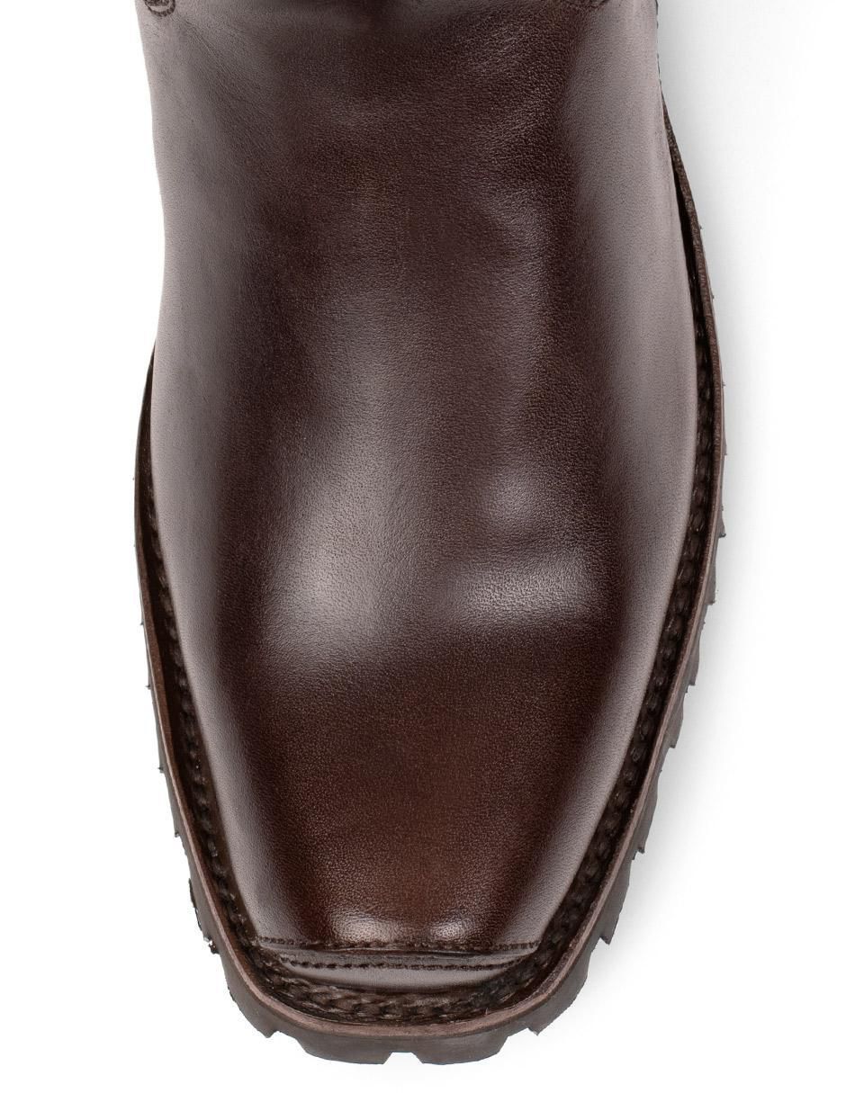 Bota Biker de piel para hombre