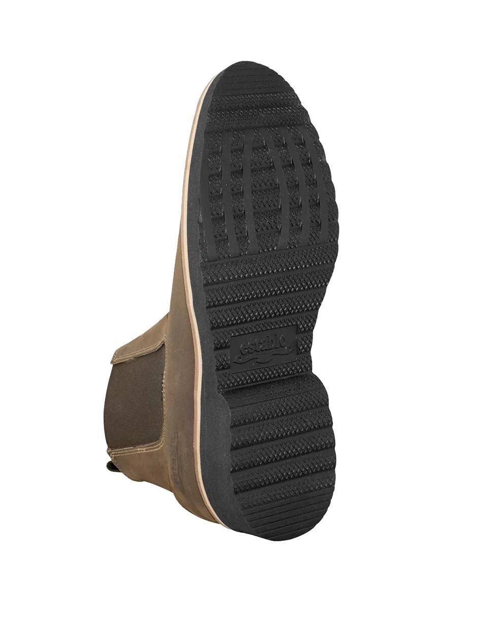 Botín 502 de piel para hombre 4