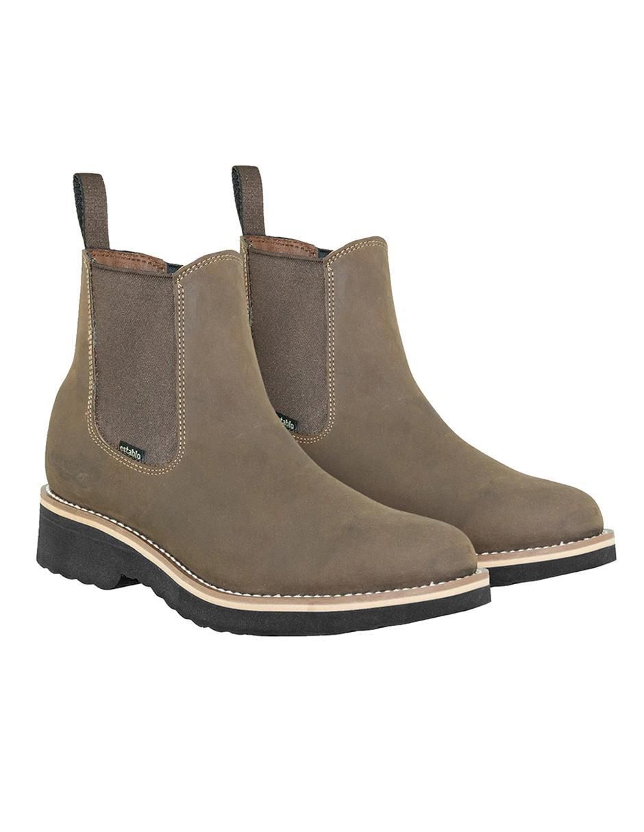 Botín 502 de piel para hombre 5