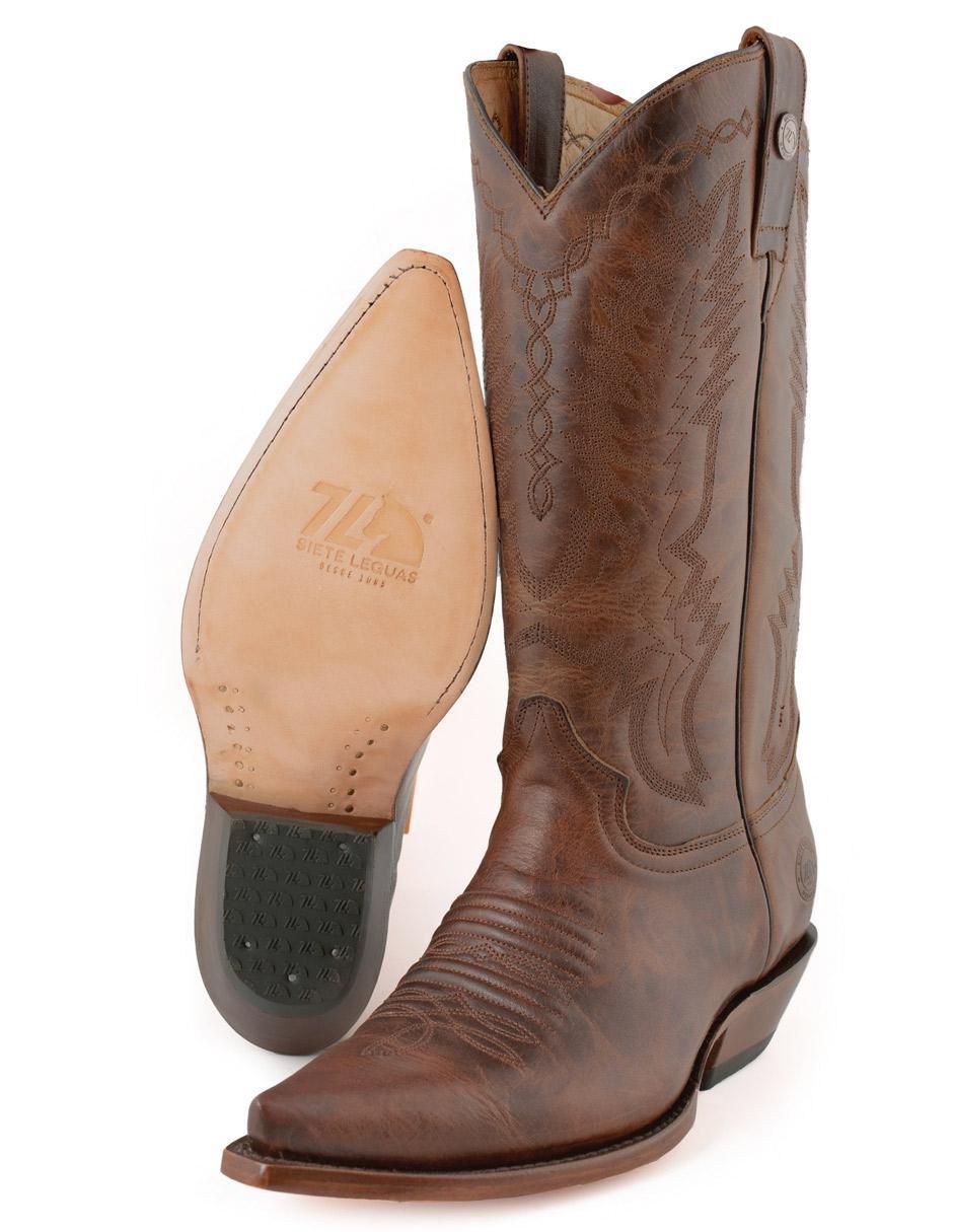 Bota Vaquera de piel para hombre 4