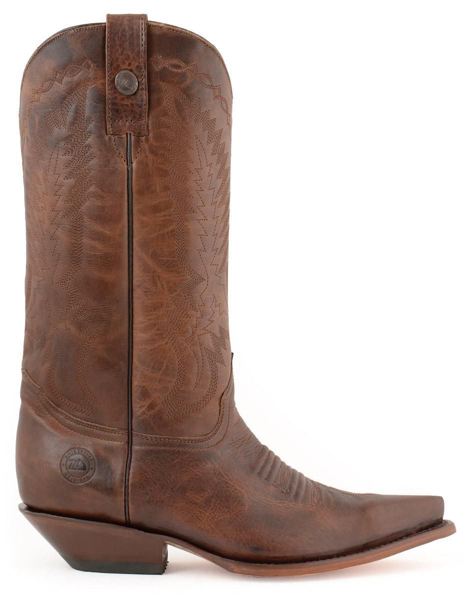 Bota Vaquera de piel para hombre 6